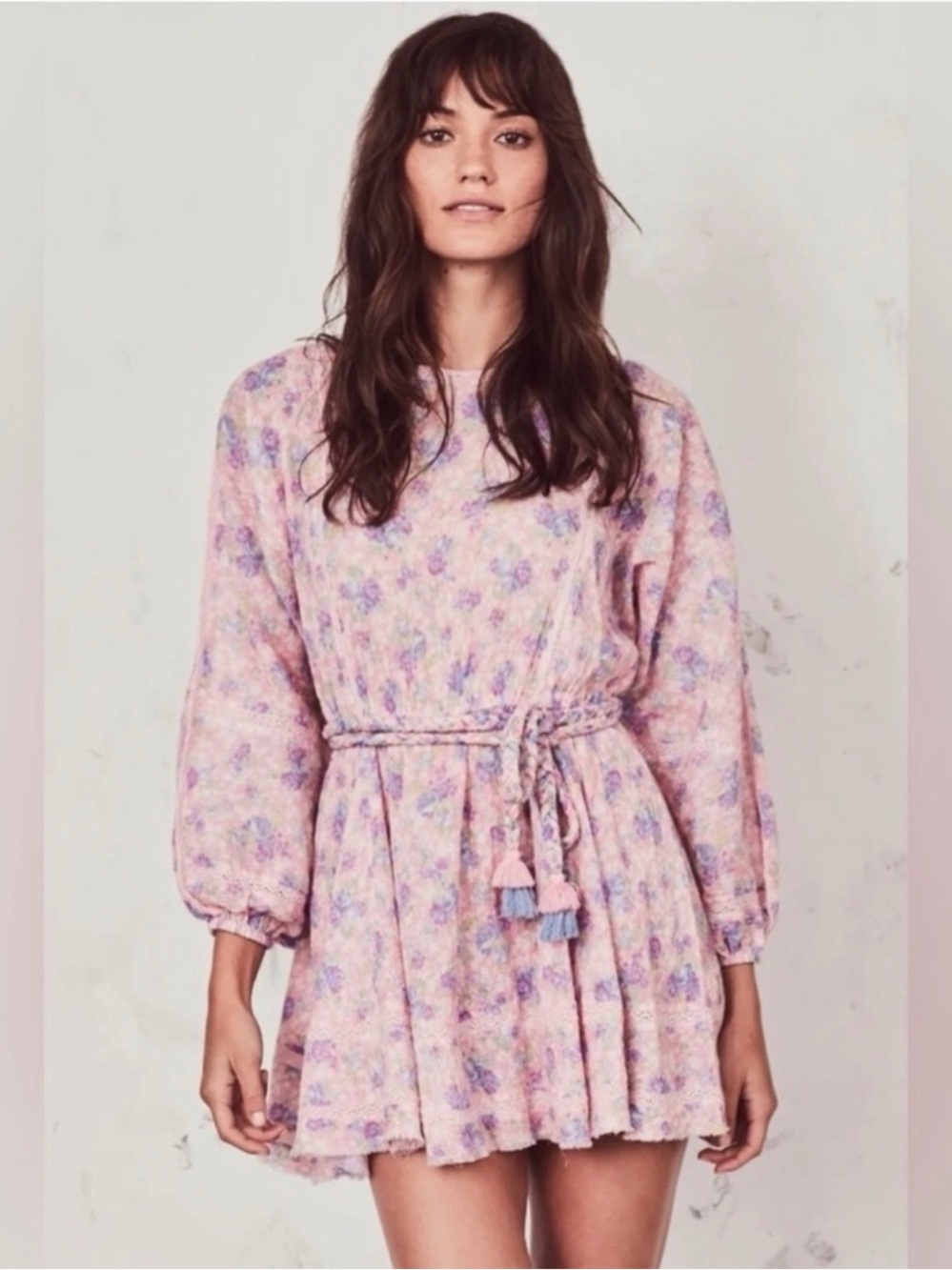LoveShackFancy Noelle Mini Dress